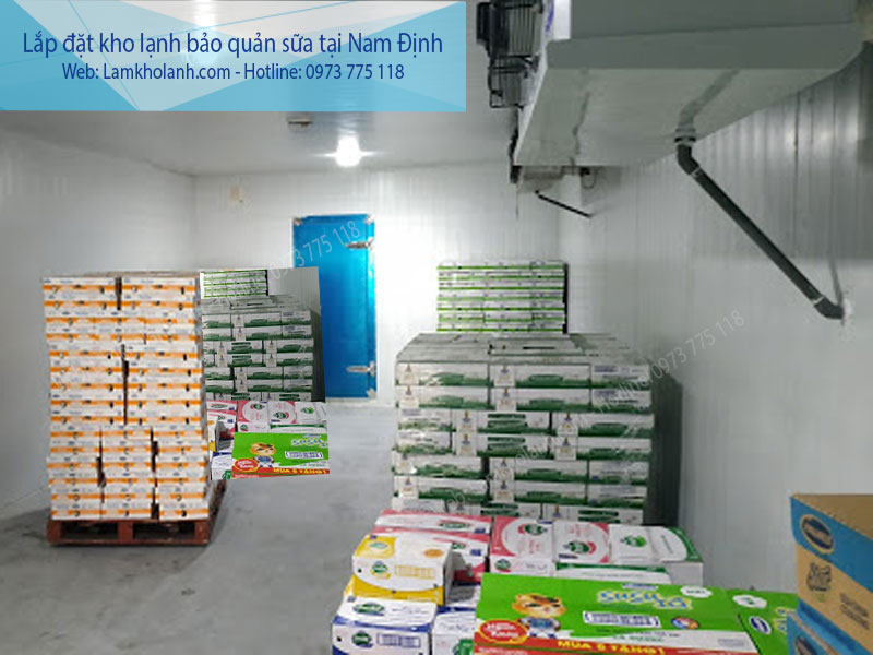 Thiết kế lắp đặt kho lạnh bảo quản sữa tại Nam Định