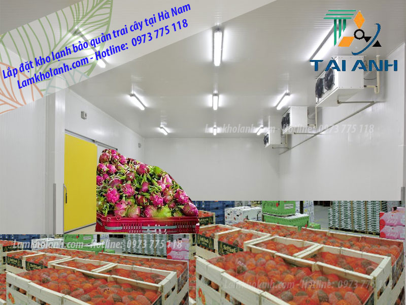 Lắp đặt kho lạnh bảo quản trái cây tại Hà Nam