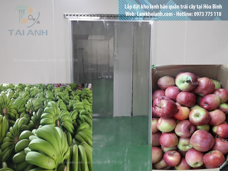 Lắp đặt kho lạnh bảo quản trái cây tại Hòa Bình