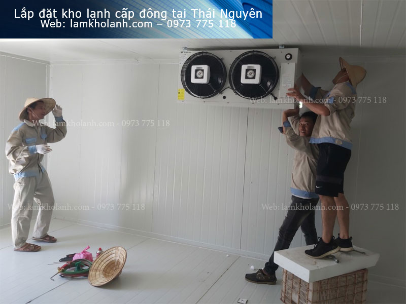 Lắp đặt kho lạnh cấp đông tại Thái Nguyên