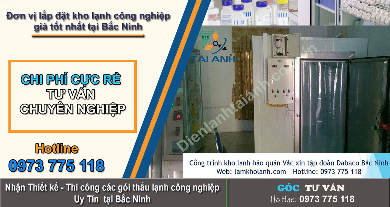 Thiết kế lắp đặt kho lạnh tại Bắc Ninh