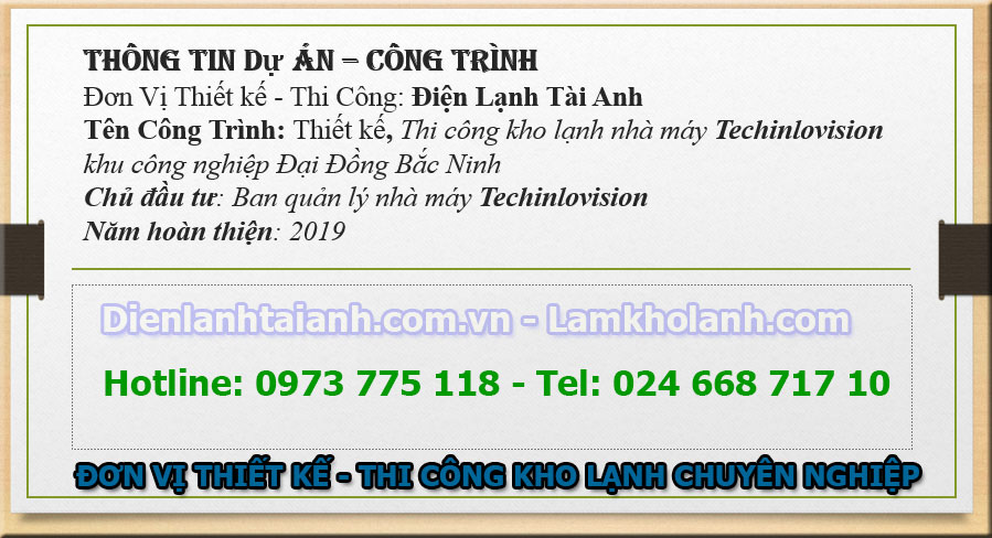 Thiet ke Thi cong Kho lanh nha may Techinlovision
