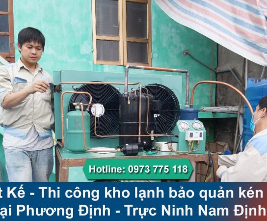 Thi công kho lạnh bảo quản kén tằm tại huyện Trực Ninh Nam Định