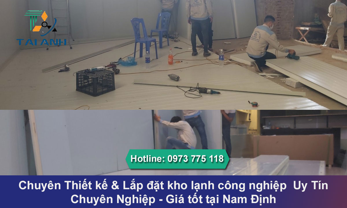 Chuyên Thiết kế & lắp đặt kho lạnh Công nghiệp tại Nam Định
