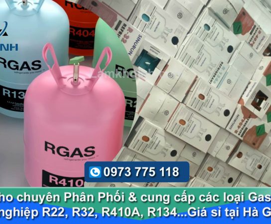 Tổng kho Phân phối Gas lạnh công nghiệp Giá sỉ tại Hà Giang