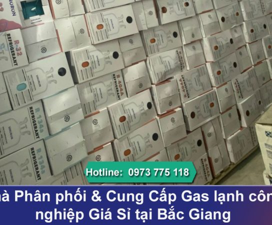 Phân phối & Cung Cấp Gas lạnh công nghiệp Giá Sỉ tại Bắc Giang