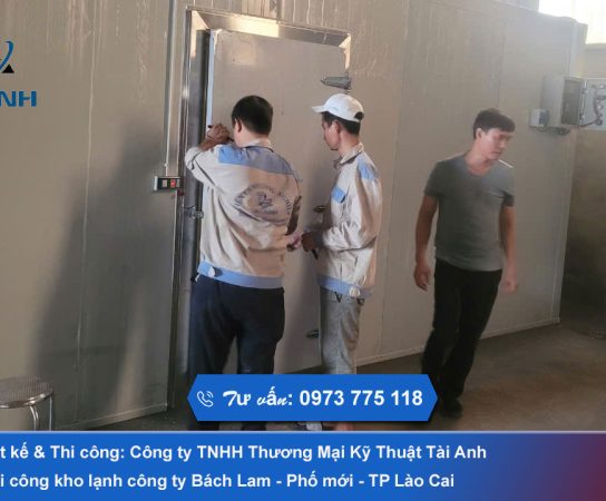 Thi công kho lạnh công ty Bách Lam – Phố mới TP Lào Cai