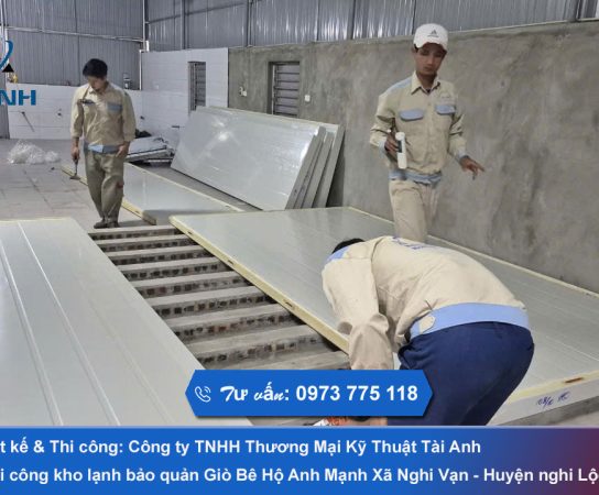 Lắp đặt kho lạnh bảo quản Giò Me tại Nghi Vạn Nghi Lộc Nghệ An