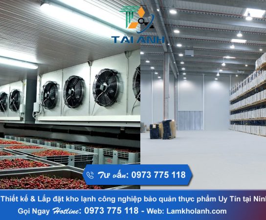 Chuyên lắp đặt kho lạnh bảo quản thực phẩm tại Ninh Bình