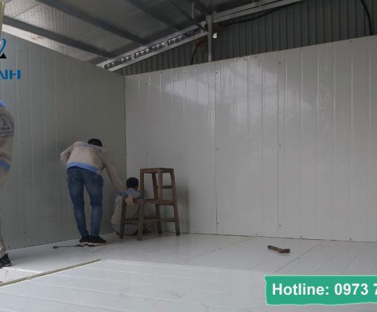 Cung cấp thiết bị và Lắp đặt kho lạnh để bảo quản cá tại Lai Châu