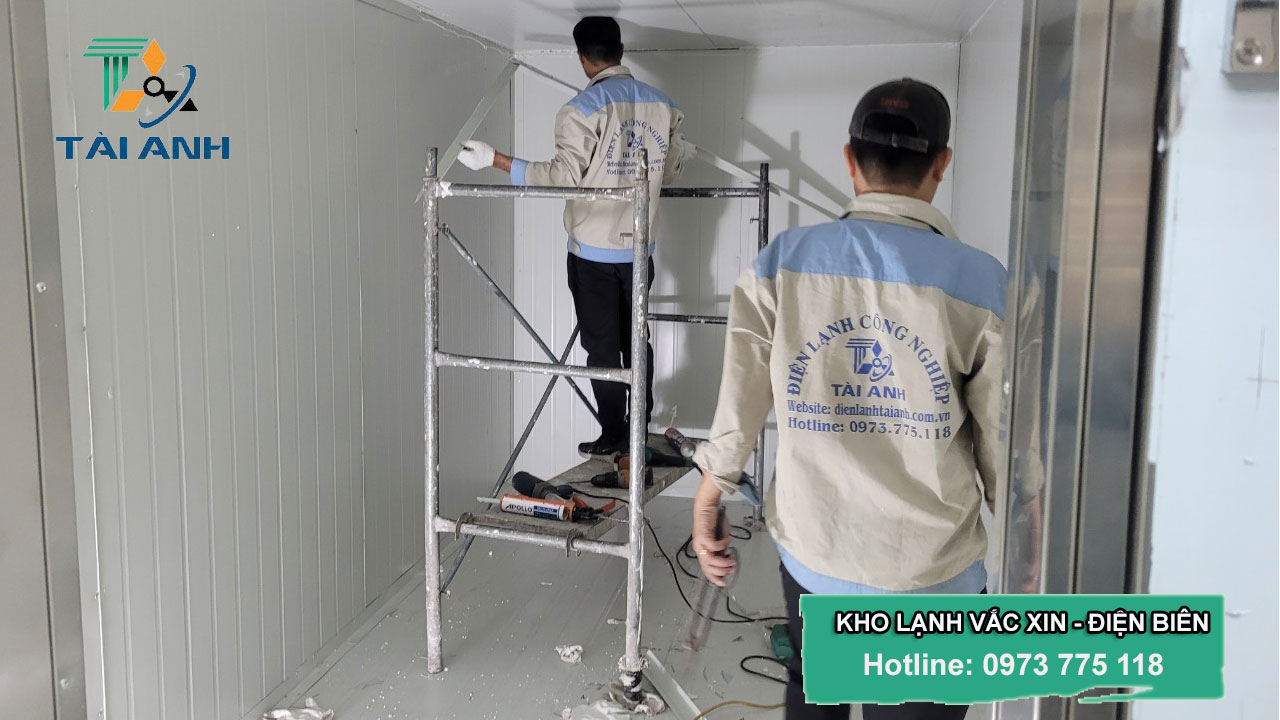 Lắp đặt kho lạnh bảo quản vắc xin tại Điện Biên