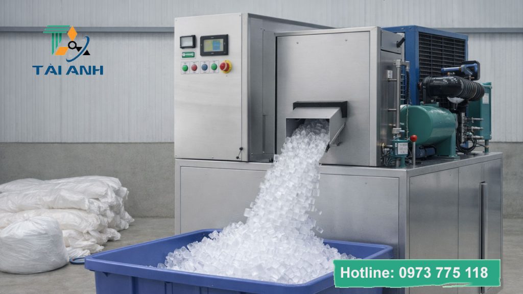 Cung cấp và lắp đặt máy làm đá viên công nghiệp tại Bắc Ninh