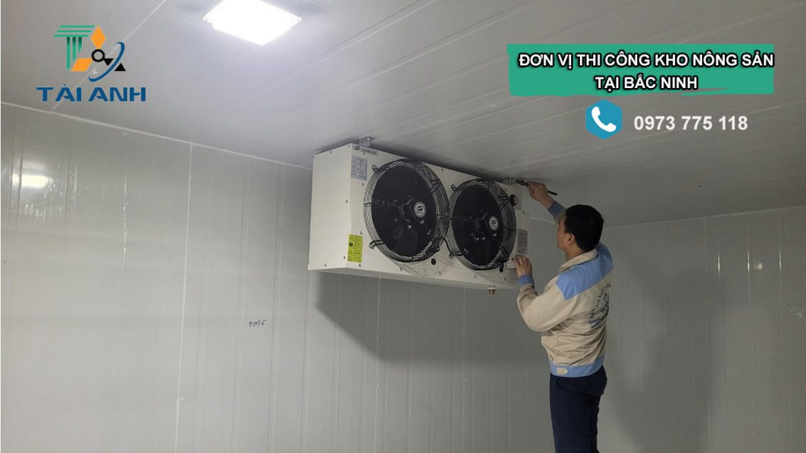 Thiết kế và thi công lắp đặt kho lạnh bảo quản sữa tại Bắc Ninh