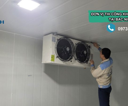 Thiết kế và thi công lắp đặt kho lạnh bảo quản sữa tại Bắc Ninh