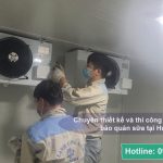 Thiết kế và thi công lắp đặt kho lạnh bảo quản sữa tại Hưng Yên