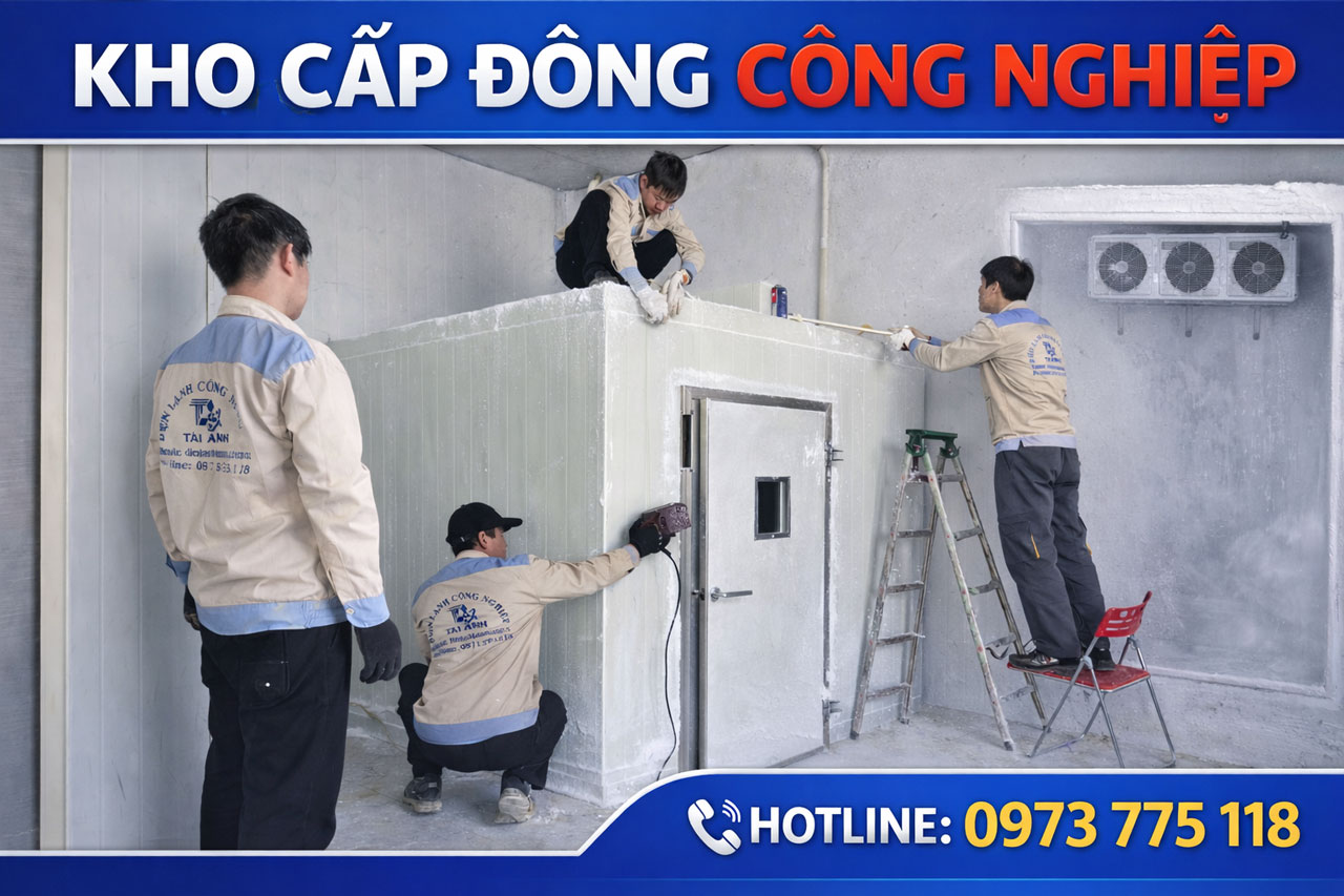 Lắp Đặt Kho Cấp Đông Công Nghiệp Tại Phú Thọ Uy Tín