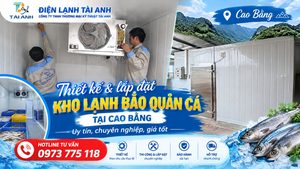 Thiết kế & lắp đặt kho lạnh bảo quản cá tại Cao Bằng