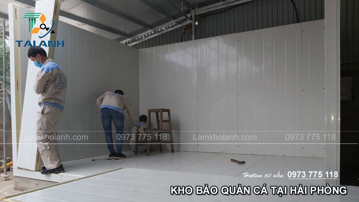 Thi công và lắp đặt kho lạnh bảo quản cá uy tín tại Hải Phòng